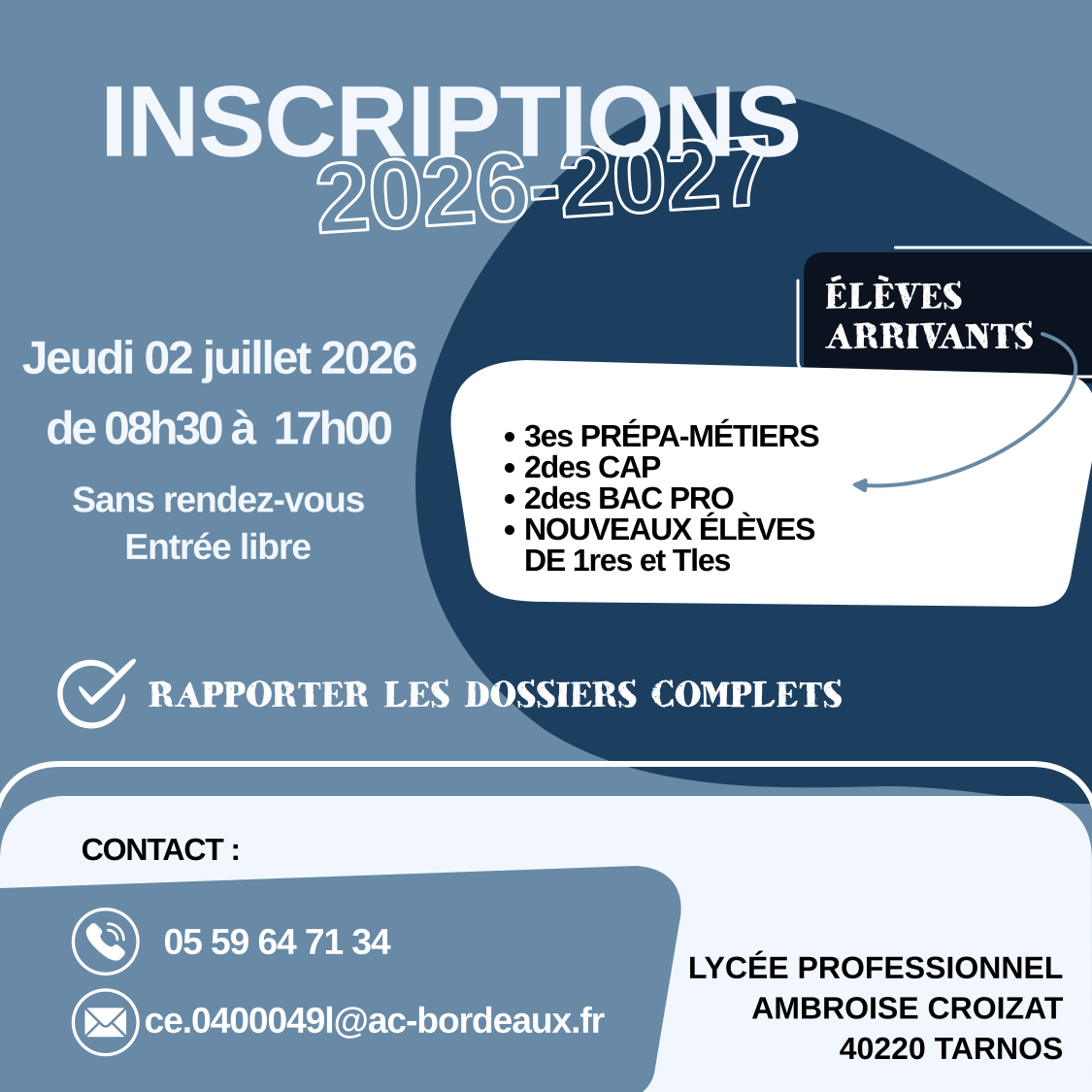 infographie Rentrée 2026
